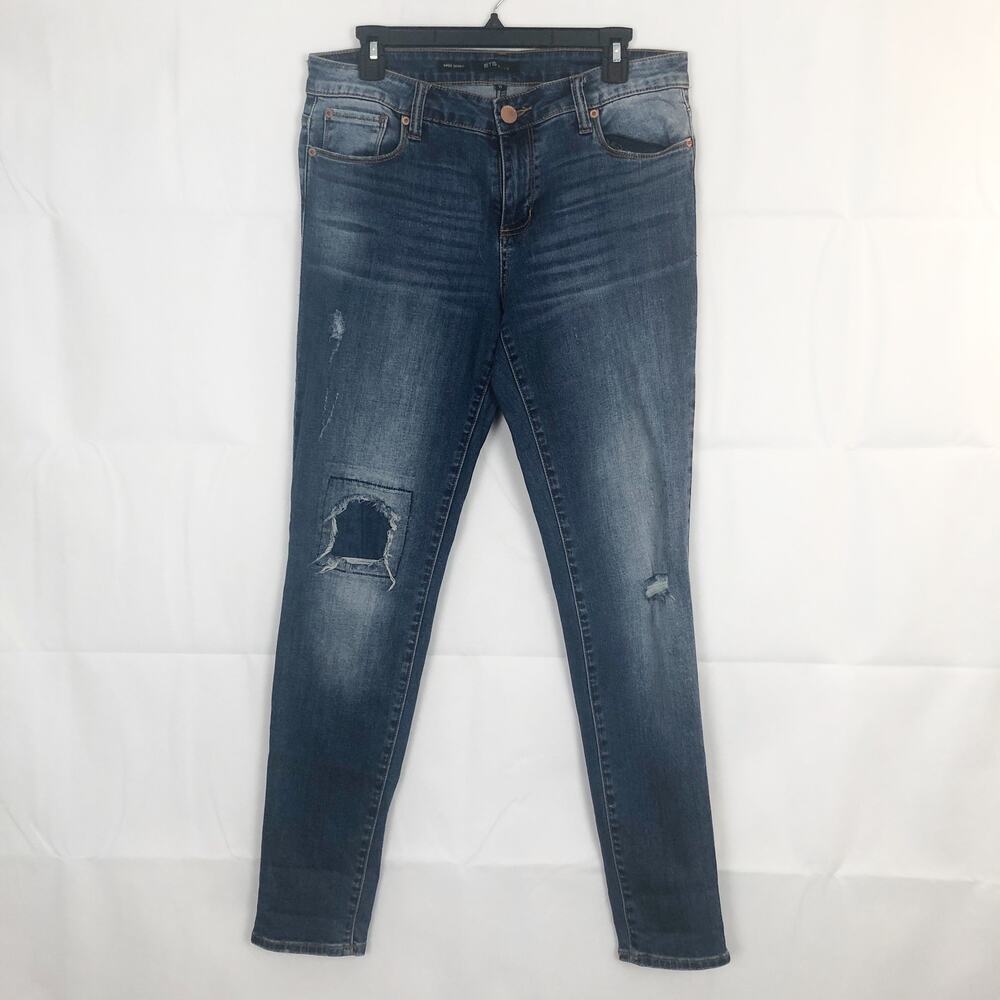 STS Blue Piper Skinny Distressed High Rise Blue Jeans Size 11